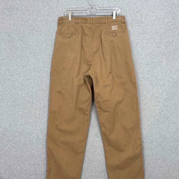 Vtg Polo Ralph Lauren Andrew Chino Pants Size 36x30 Pleated Preppy Old Money - Picture 7 of 16